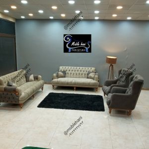 مبل راحتی چستر 8 نفره مدرن مدل لیون