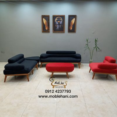 مبل راحتی 7نفره مینیمال مدل ال سنگی