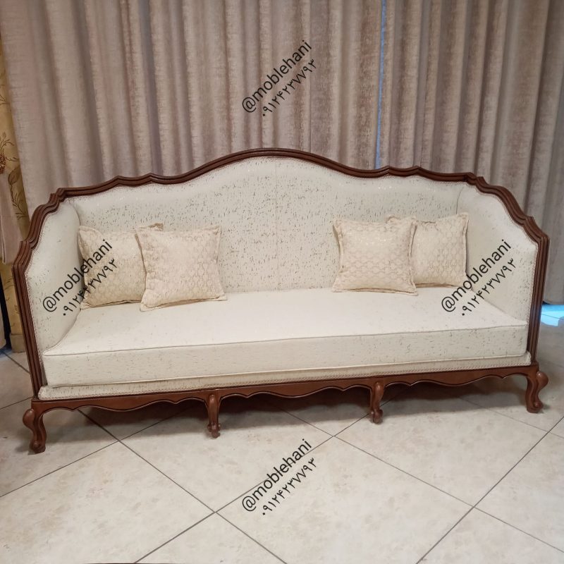 مبل 7نفره کلاسیک ساده و شیک مدل فرانسوی ابزاری کویین