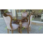 میز ناهارخوری 8نفره چوبی مدل خورشیدی