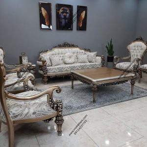 مبل 7نفره استیل کلاسیک خاص مدرن مدل تاتلیس