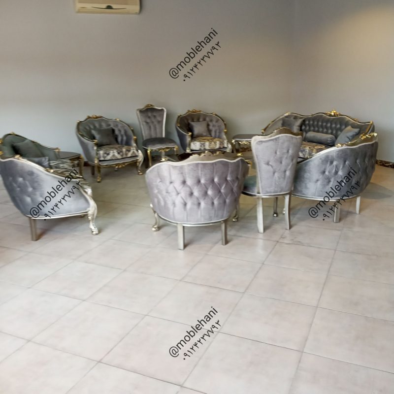 مبل استیل کلاسیک چستر ترک زمرد