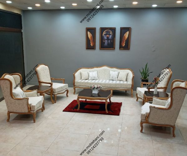مبل کلاسیک مدل فرانسوی ترکیبی