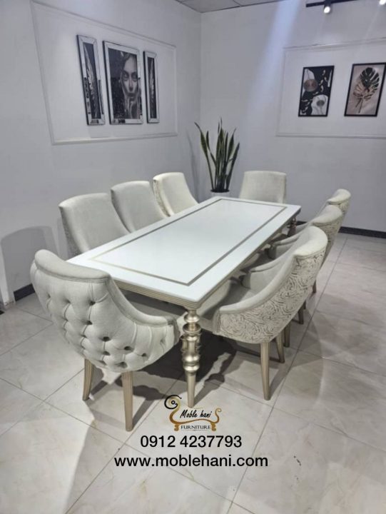 ناهار خوری 8 نفره مدل وینچنزا