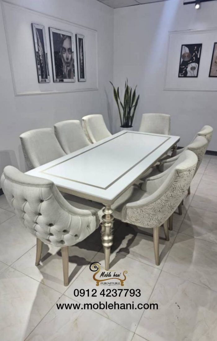 ناهار خوری 8 نفره مدل وینچنزا
