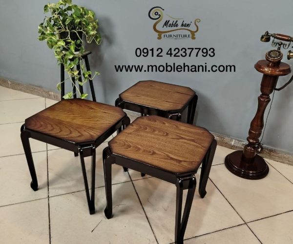 عسلی ۳ تیکه مربع کلاسیک هانی