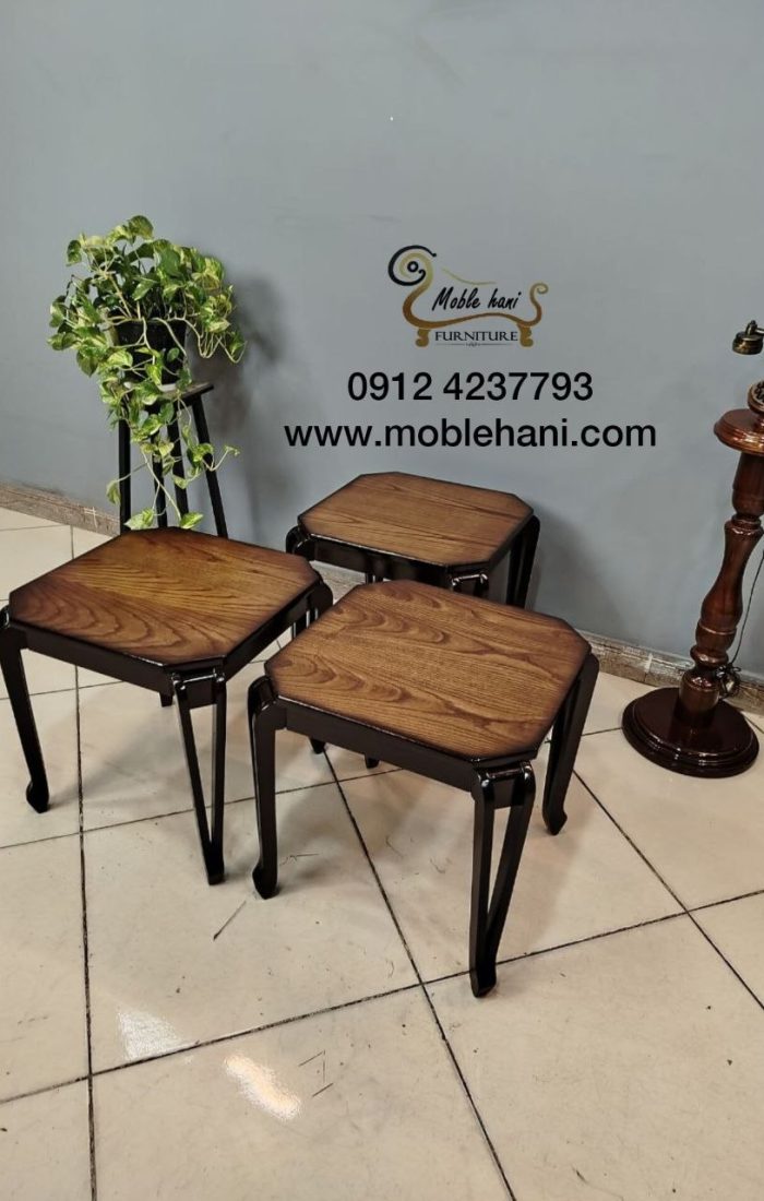 عسلی ۳ تیکه مربع کلاسیک هانی