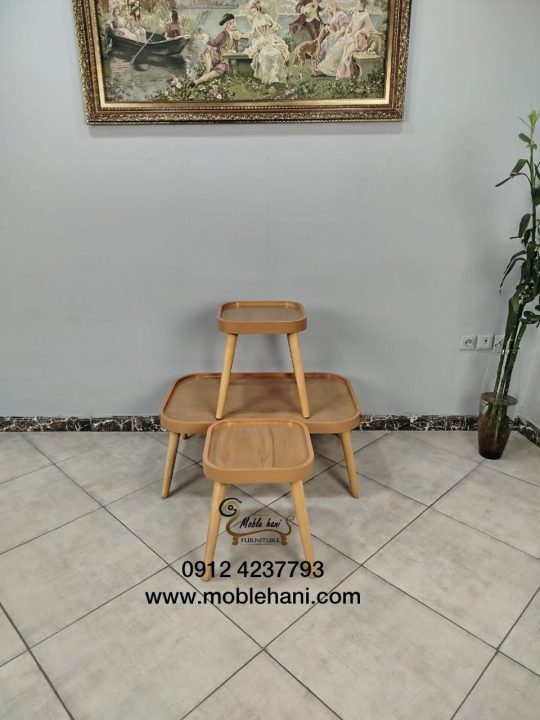 جلو مبلی و عسلی لبه دار مستطیل